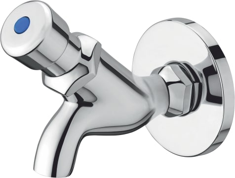 Polished Stainless Steel Auto Closing Bib Cock, Feature : Durable, Fine Finished