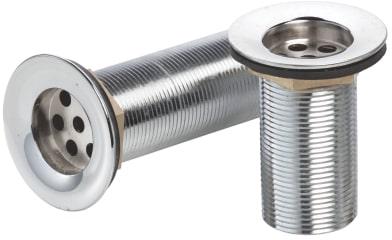 Round Steel Full Thread Waste Coupling, Color : Silver