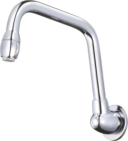 Sink Cock With Extended Swinging Spout Wall Mounted Model