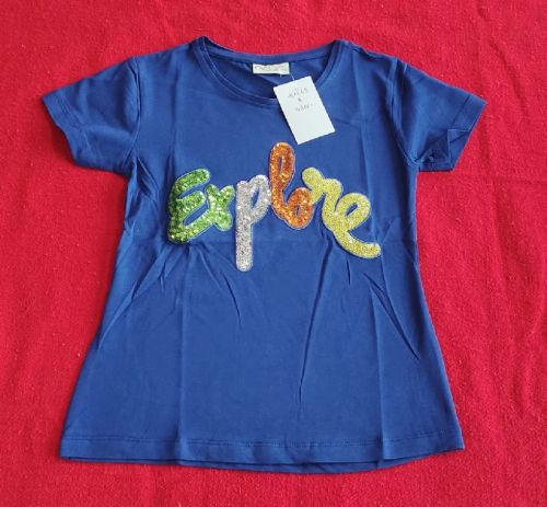 Plain Girls T-Shirts, Feature : Anti-Wrinkle, Quick Dry, Shrink Resistance