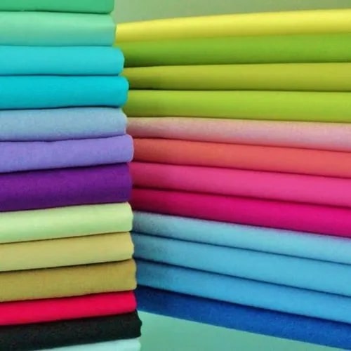 Dyed Cotton Poplin Fabric, For Textile Industry, Technics : Machine Made