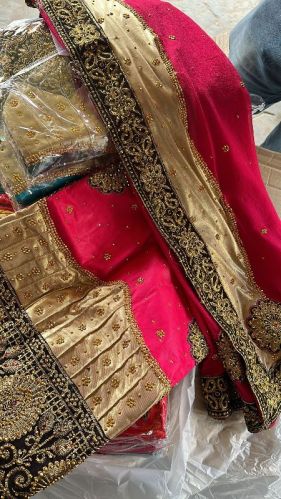 Weaving Regular Collar Satin Fancy Bridal Suits, Packaging Type : Packet, Polythin