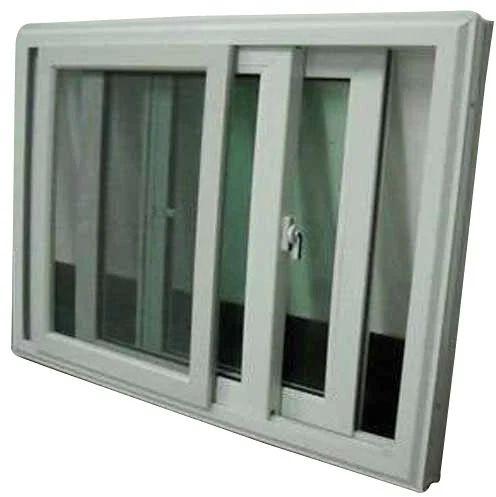 2 Track UPVC Window, Size : Customised