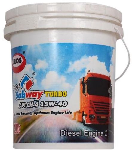 Eros Subway Turbo Diesel Engine Oil, Packaging Type : Plastic Buckets