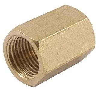 Polished Brass Coupling Nuts, For Electrical Fittings, Furniture Fittings, Size : Standard