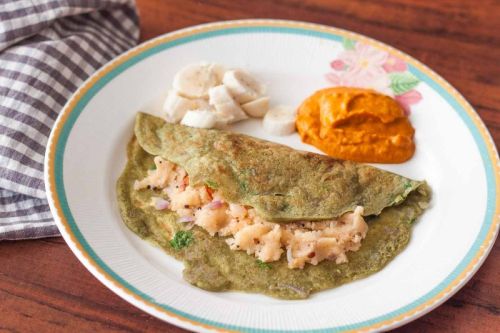 Ready To Eat Pesarattu Upma, Taste : Spicy