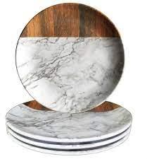 Wooden & Marble Plates, For Decoration, Color : Multi Color