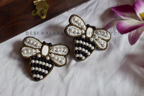 Black Butterfly Earrings, Packaging Type : Plastic Packet