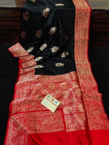 Banarasi Handloom Pure Soft Silk Saree, For Easy Wash, Width : 7 Meter