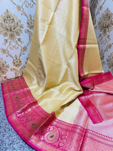 Kanjivaram Pattu Silk Saree, Feature : Comfortable, Shrink Resistant