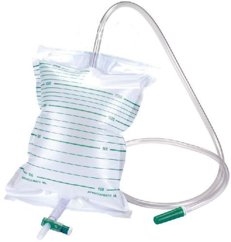 Plain PVC Urine Collecting Bag, Packaging Type : Packet