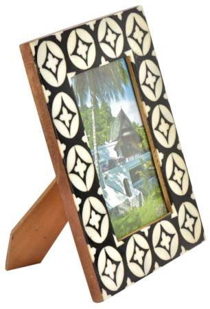 Polished Plain Bone Inlay Photo Frames, Size : Standard