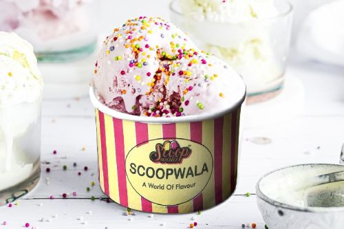 Scoopwala Strawberry Ice Cream, Packaging Type : Paper Box