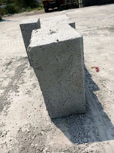 Cuboidal 16x6x4 Inch Concrete Solid Block, For Side Partition Walls, Pattern : Plain