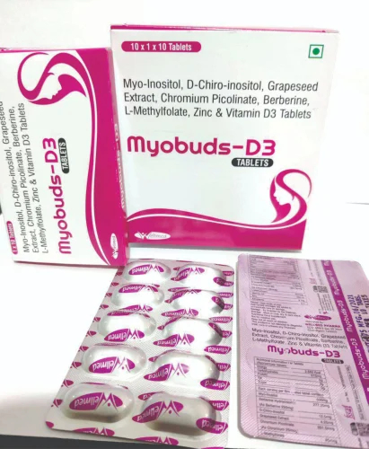 Myobuds-D3 Tablets, For Clinical, Hospital, Personal, Purity : 100%