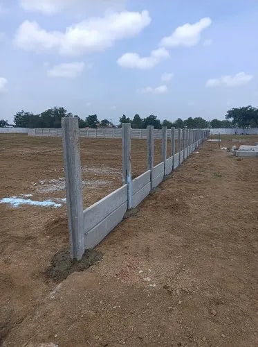 Polished Prefab RCC Cement Compound Wall, Size : 40x40ft, 45x45ft