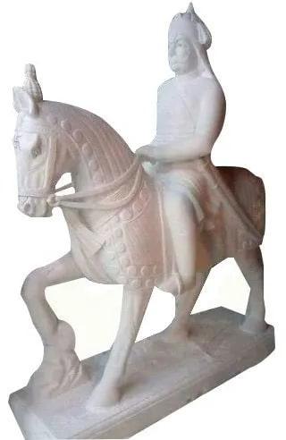 Printed Marble Maharana Pratap Statue, Speciality : Shiny, Dust Resistance