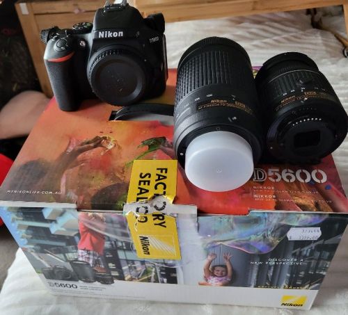 Nikon D5600 24.2 MP DSLR Camera With Nikkor Lens 70-200mm
