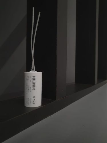 Plasti Fan Capacitor, Color : Black, Packaging Type : Box