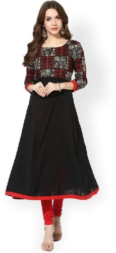 Ladies Long Kurti, Size : M, XL