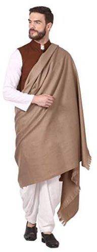 350 Gms Plain Pure Woolen Mens Shawls, Feature : Comfortable, Easily Washable