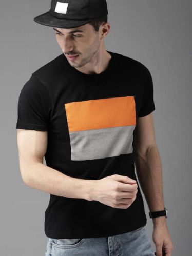 Printed Cotton Mens T-shirts, Sleeve Style : Half Sleeve