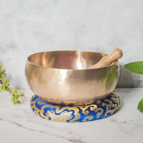 Brass Singing Bowls, Color : Golden