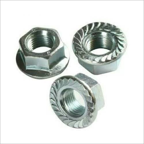 Flange Nut M4 To M24, For Automobile Fittings, Electrical Fittings, Furniture Fittings, Technics : Yellow Zinc Plated