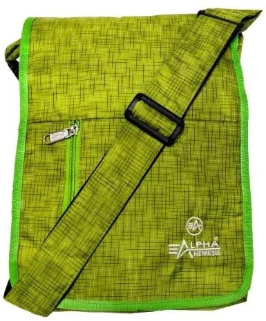 Green AN 607 G Messenger Bag, For Office, College, Size : Standard
