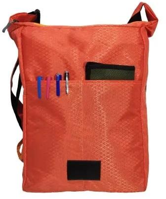 Orange AN 608 O Messenger Bag, For School, College, Size : Standard