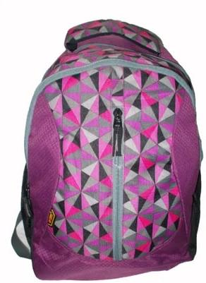 Rexine Purple College Bag, For Collage, Size : Standard