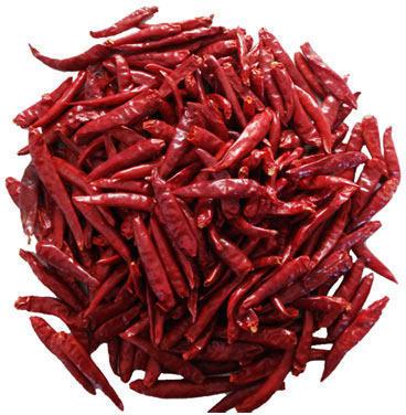 With Stem Natural Dry Red Chilli, Grade Standard : Food Grade