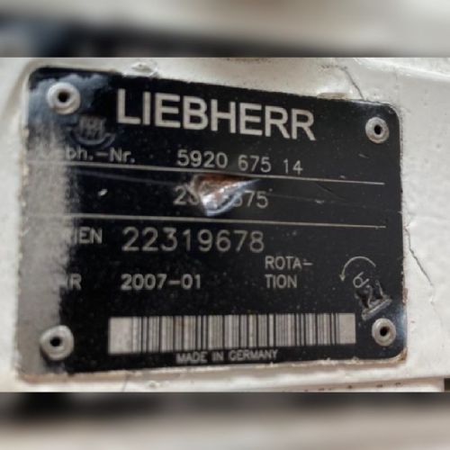 White 100kg Cast Iron Hydraulic Motor Liebherr 590267514, Voltage : 24v