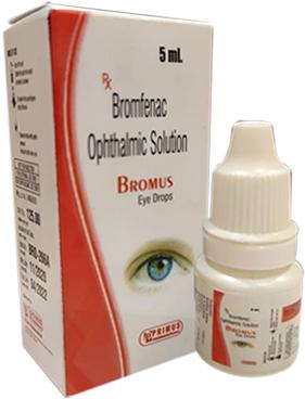 Bromus E/D Brofenac Eye Drop, Certification : WHO, GMP, GLP