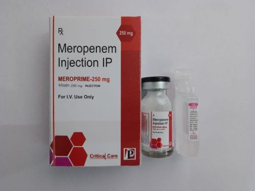 Meropenem 250mg Injection, Certification : WHO, GMP, GLP