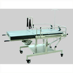 Semi Automatic Metal Gynaecology Stretcher, For Hospital, Clinic, Loading Capacity : 150-200Kg