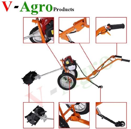 Coated 14.8 Trolley Brush Cutter, Blade Material : SS