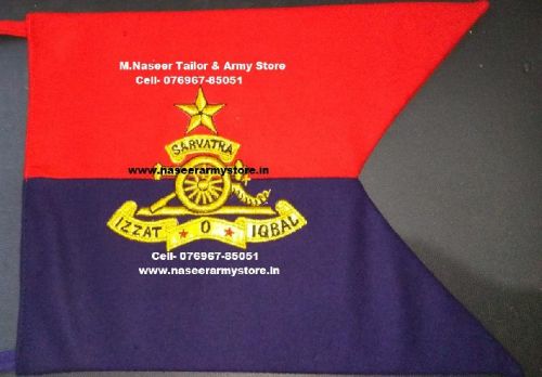 Artillery T Flag, For Force, General Use, Size : 10x6Ft, 15x10Ft