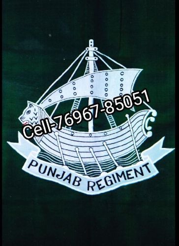 Punjab Regiment Flag, For Promotions, Feature : Easily Washable, Eco-Friendly, Light Weight, Long Durability