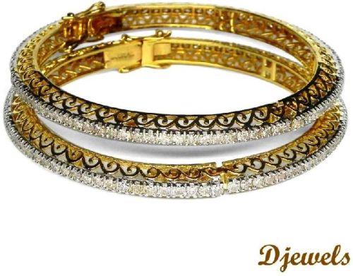 Janeane Single Line Openable Diamond Bangles, Feature : Shining Look, Quality Tested, Fine Finished