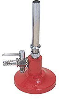 Metal Manual Coated Laboratory Bunsen Burner, Feature : High Efficiency Cooking, Light Weight, Non Breakable