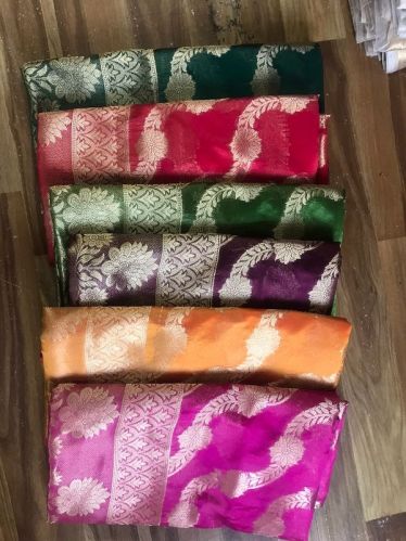 Unstitched Organza Saree, For Easy Wash, Age Group : Women