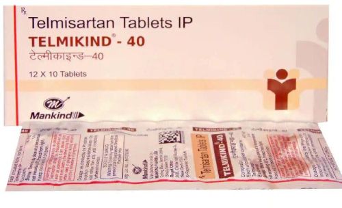 Telmikind 40mg Tablets, Type Of Medicines : Allopathic