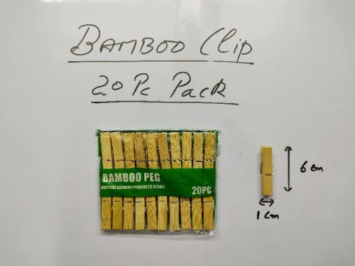 Bamboo Cloth Clip, Packaging Type : Plastic Packets