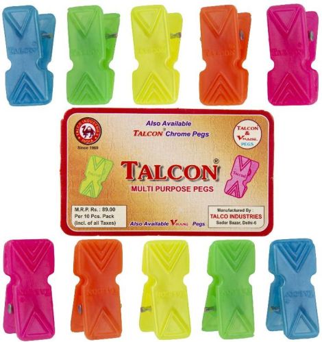 Coated Talcon Plastic Clips