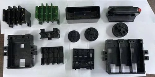 Polished Rubber Electrical Switchgear Components, For Electrically, Color : Black