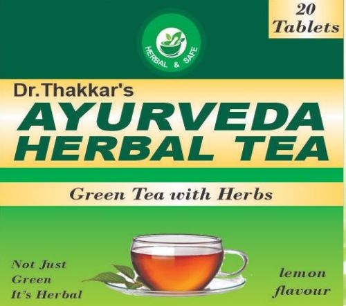 Dr. Thakkar\'s Ayurveda Herbal Green Tea, Certification : FSSAI Certified