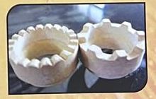 Ceramic Deck Ferrules, Pattern : Plain