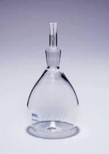 Round Glass Density Bottle, For Laboratory, Pattern : Plain