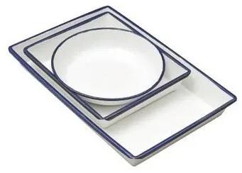 Polished Ceramic Enamel Tray